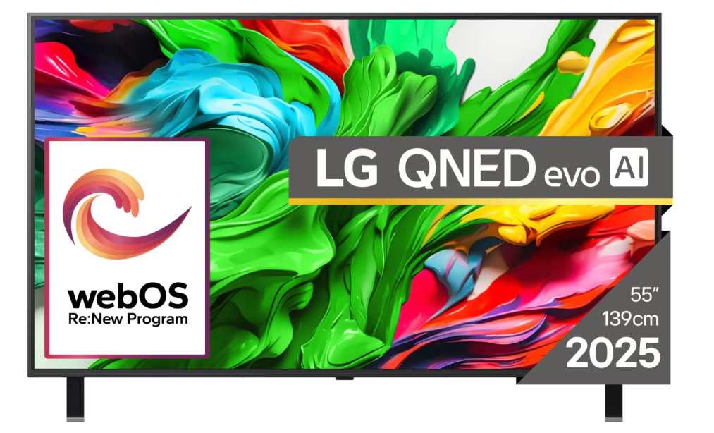 LG 55QNED85A3C - 55 - Smart TV - webOS 25 - UHD - Bllack
