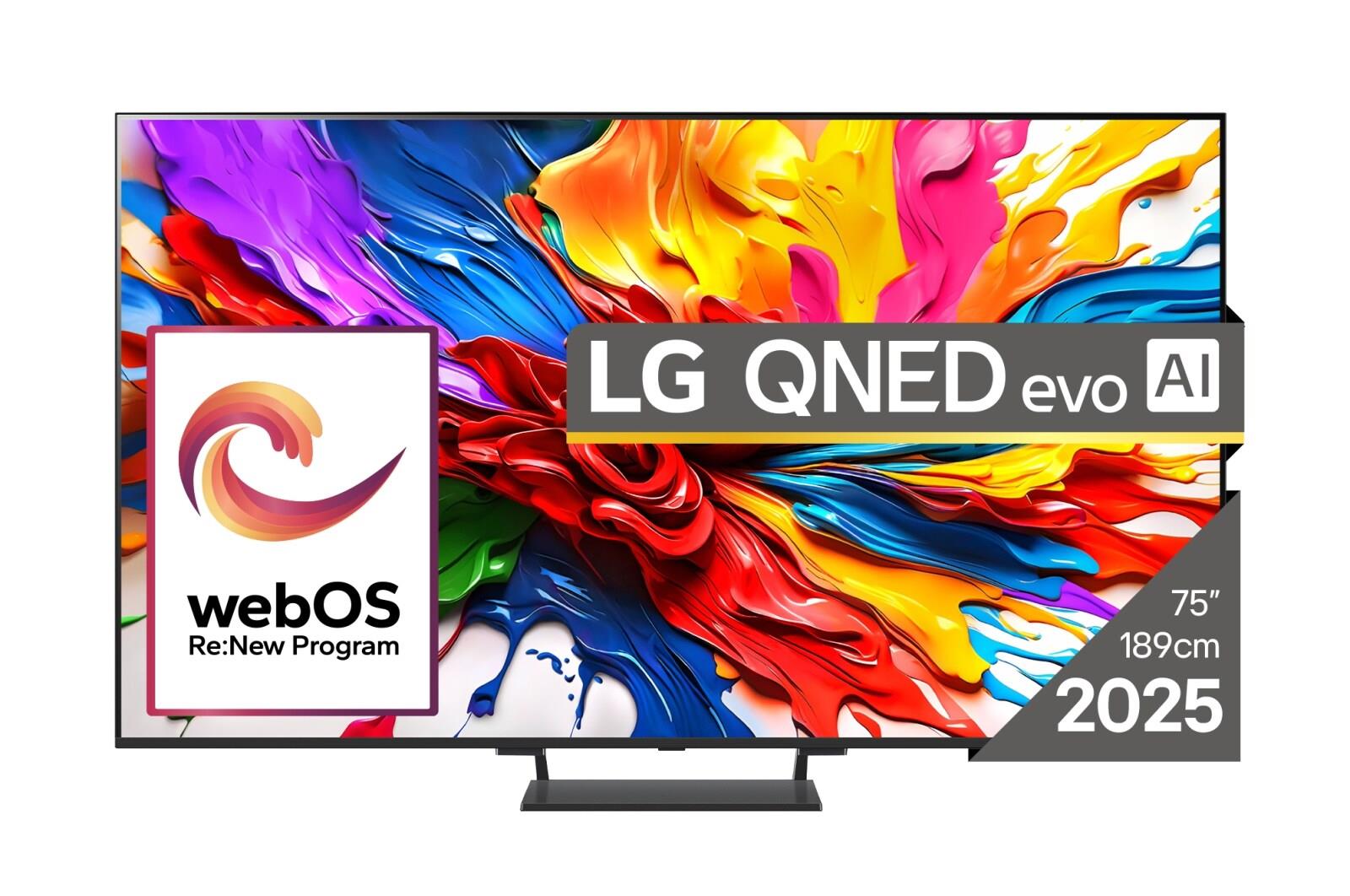 TV Set|LG|75"|4K/Smart|3840x2160|Wireless LAN|Bluetooth|webOS|75QNED93A6A