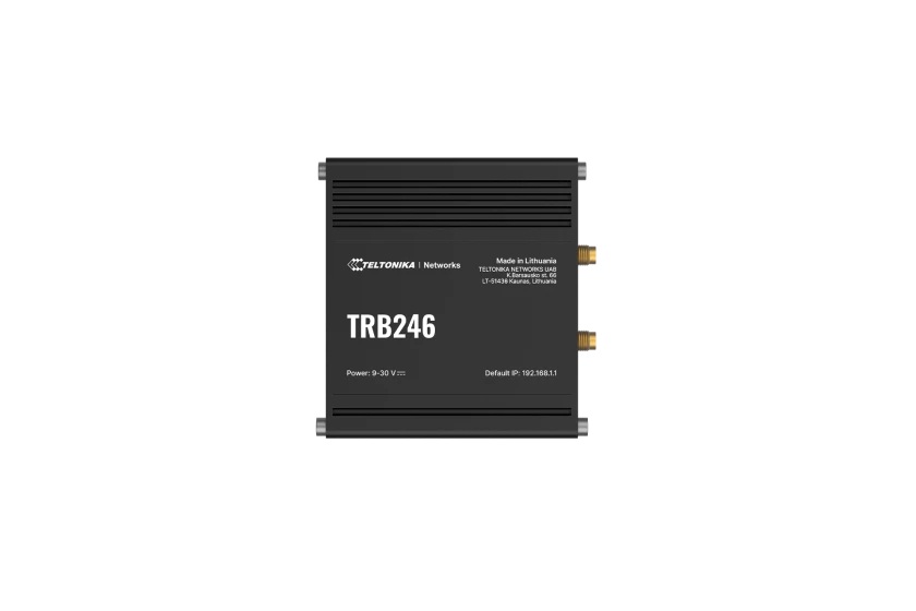 Teltonika Industrial 4G IoT Gateway - TRB246 - 10/100 Mbit/s - Ethernet LAN (RJ-45) ports 1 - Mesh Support No - MU-MiMO No - 4G