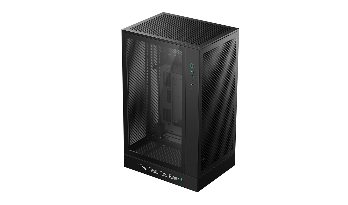 Deepcool CH270 DIGITAL - Black - Mini-Tower - ATX PS2