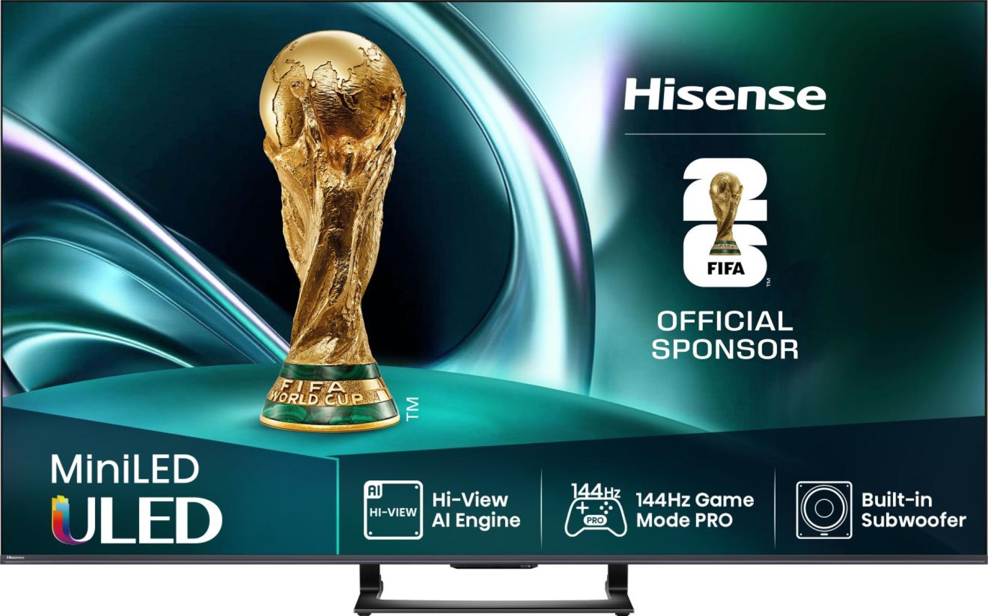 Hisense Mini LED TV - 65U7Q - 65 - Smart TV - VIDAA Smart OS - UHD - Black