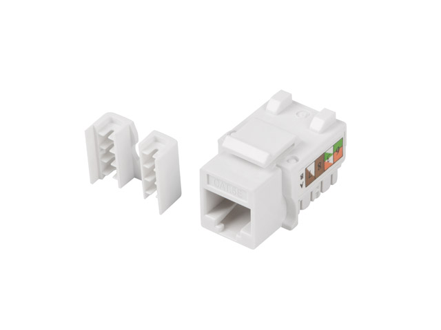 Lanberg - Keystone Module RJ45 to LSA CAT.5E, UTP - KSU5-1090 - White