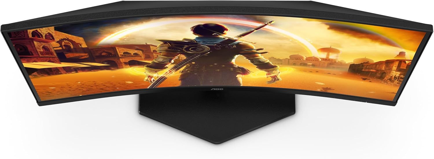 AOC - Gaming monitor - C24G42E - 24 " - VA - FHD - 16:9 - 180 Hz - 0.5 ms - 1920 x 1080 pixels - 250 cd/m² - HDMI ports quantity 2 - Black