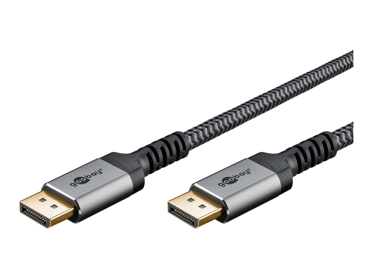 Goobay - DisplayPort Cable 2.0/2.1, 54 Gbit/s - 75680 - DisplayPort to  DisplayPort