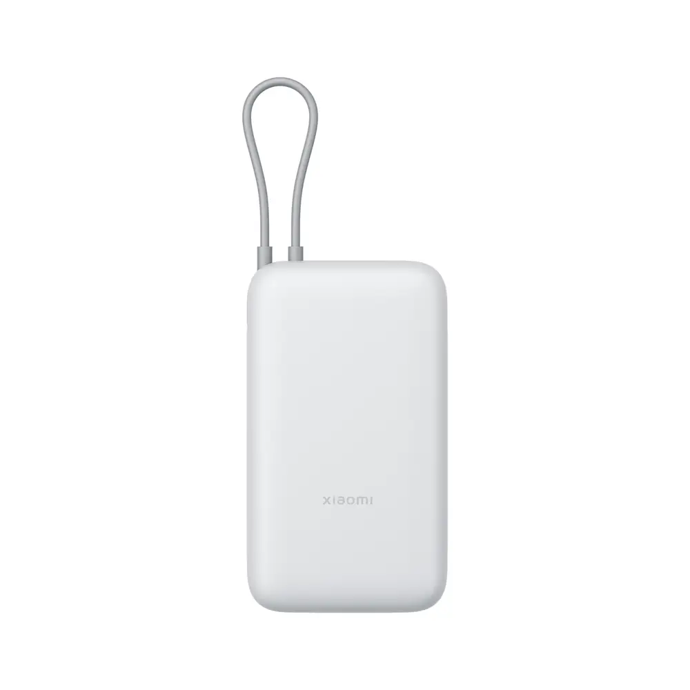 Xiaomi Power Bank 20000mAh (Integrated Cable) - 20000 mAh - Light Gray