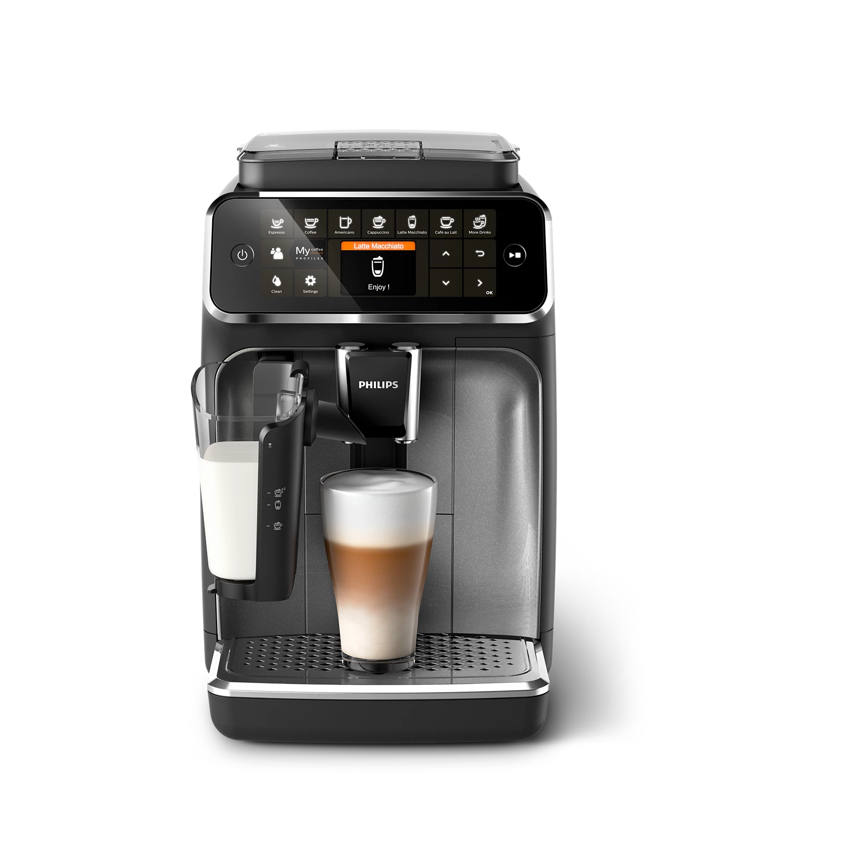 Philips Coffee maker - EP4346/71	4300 Series - Pump pressure 15 bar - Built-in milk frother - Fully Automatic - 1500 W - Black