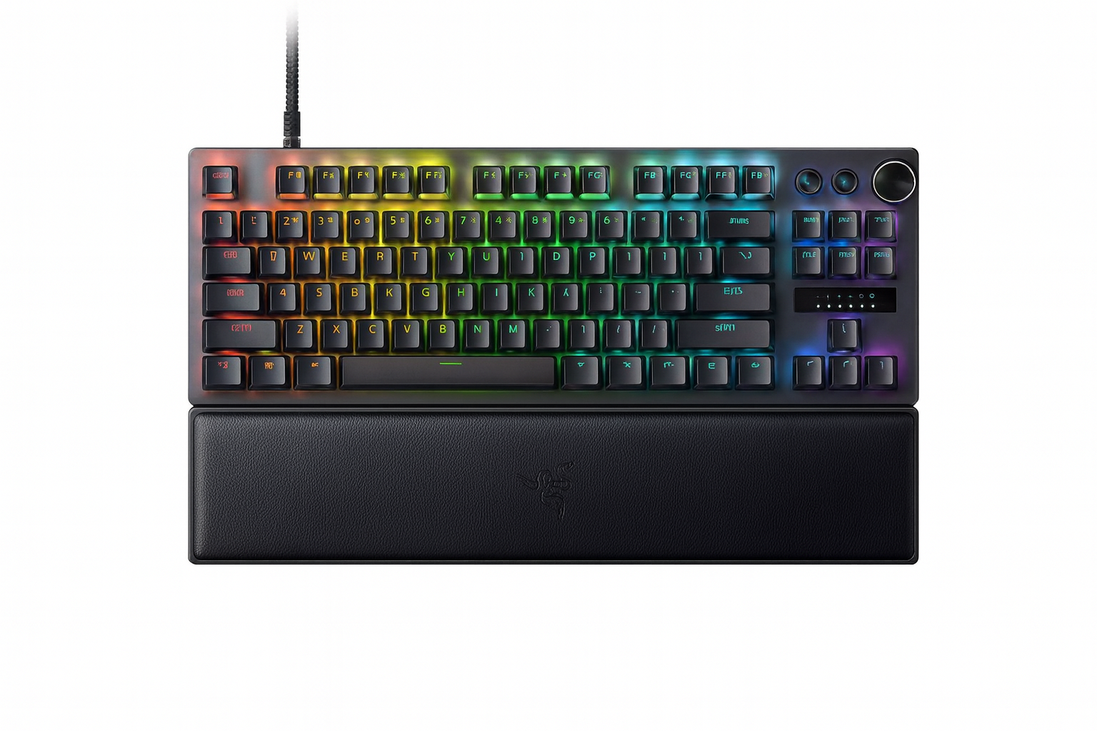 Razer Huntsman V3 Pro Tenkeyless 8KHz - Gaming keyboard - Wired - US - Razer Analog Optical Switch Gen-2 - Black