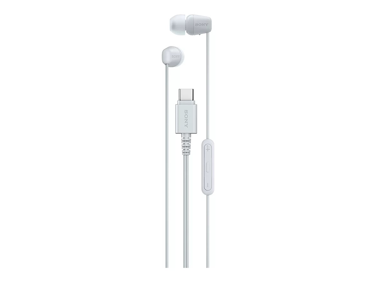Sony Earbuds - IER‑EX15C - Wired - In-ear - Microphone - White