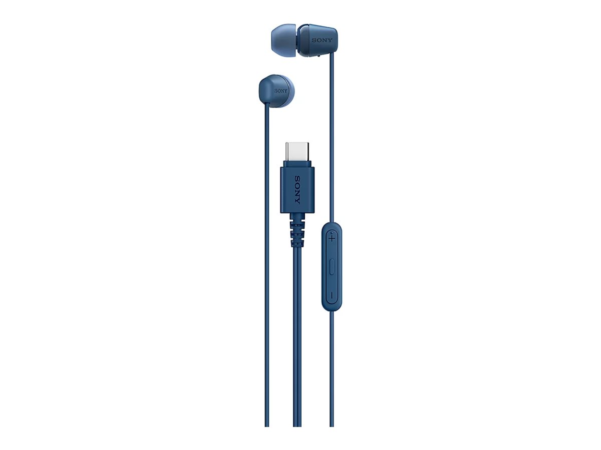 Sony Earbuds - IER‑EX15C - Wired - In-ear - Microphone - Blue