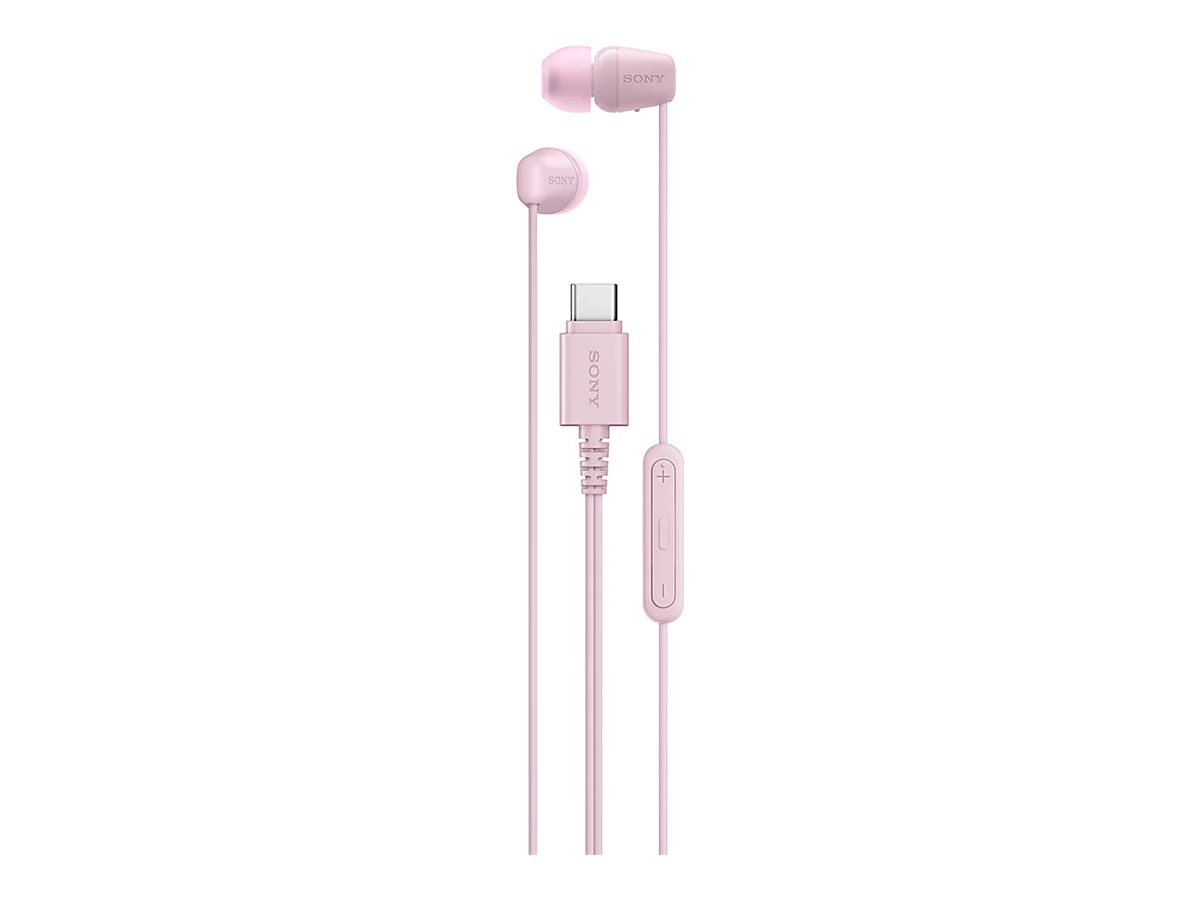 Sony Earbuds - IER‑EX15C - Wired - In-ear - Microphone - Pink