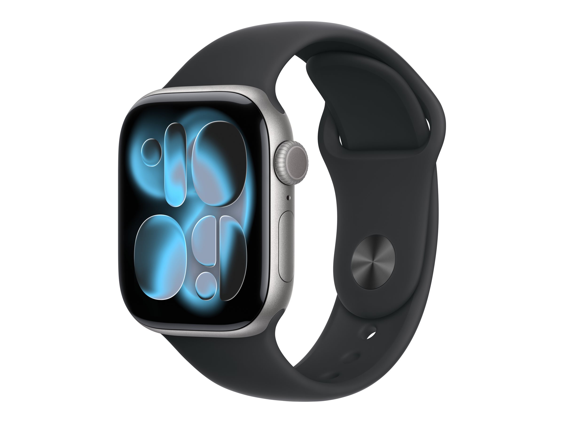 Apple Watch Series 11 GPS + Cellular 42mm Space Grey Aluminium Case with Black Sport Band - M/L - Apple