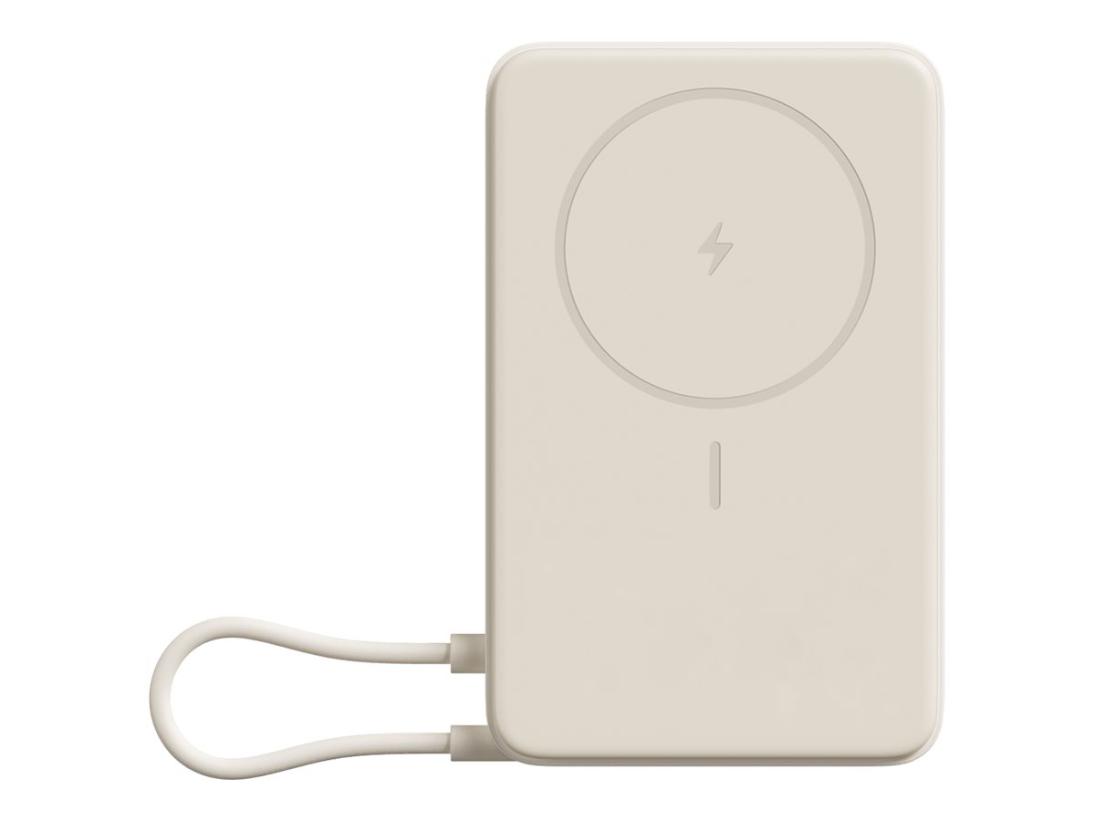 Xiaomi Magnetic Power Bank 10000 with Built-in - 10000 mAh - Beige