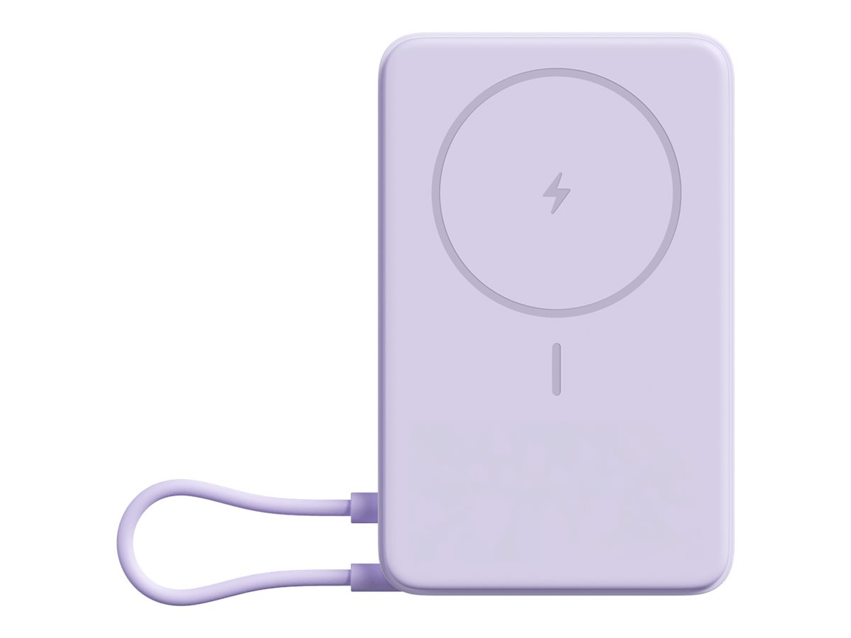 Xiaomi Magnetic Power Bank 10000 with Built-in - 10000 mAh - Purple