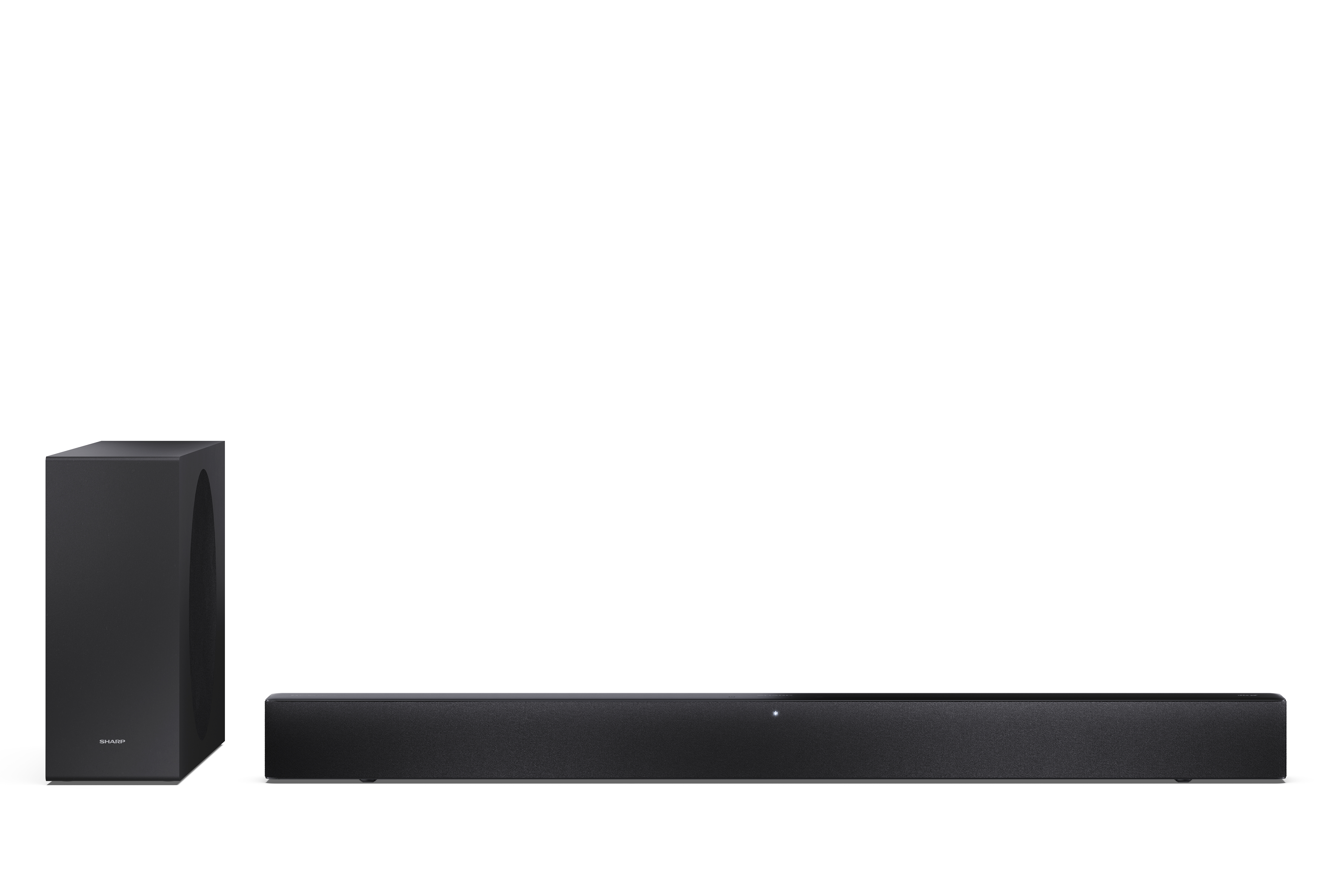 Sharp 2.1 Dolby Atmos/DTS Virtual:X Soundbar with Slim Wireless Subwoofer - HT-SBW310 - 330 W - Bluetooth - Black - Wireless connection