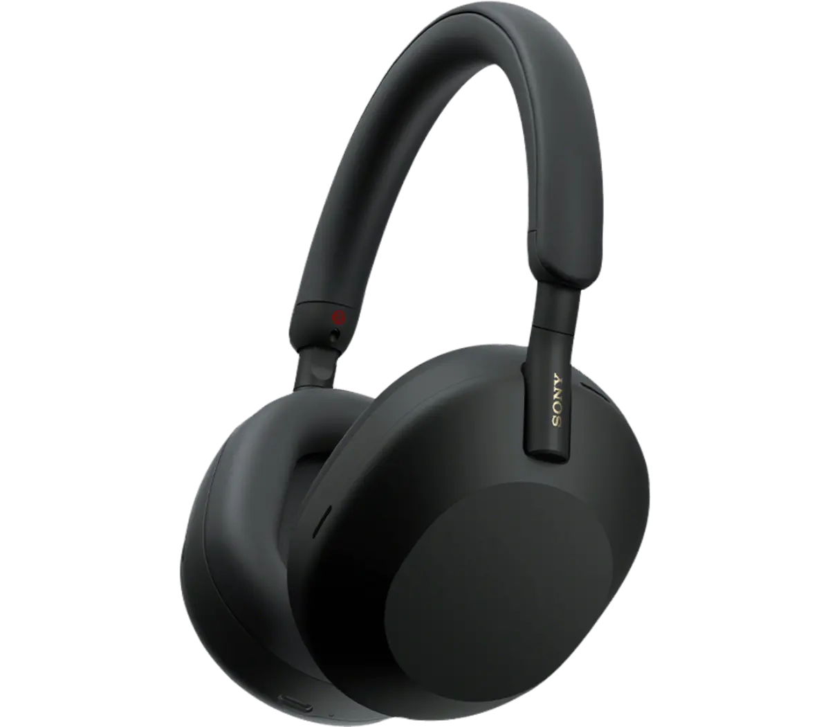 Sony Headphones - WH1000XM5SAB - Bluetooth - Over-Ear - Microphone - Black - Noise canceling - Wireless