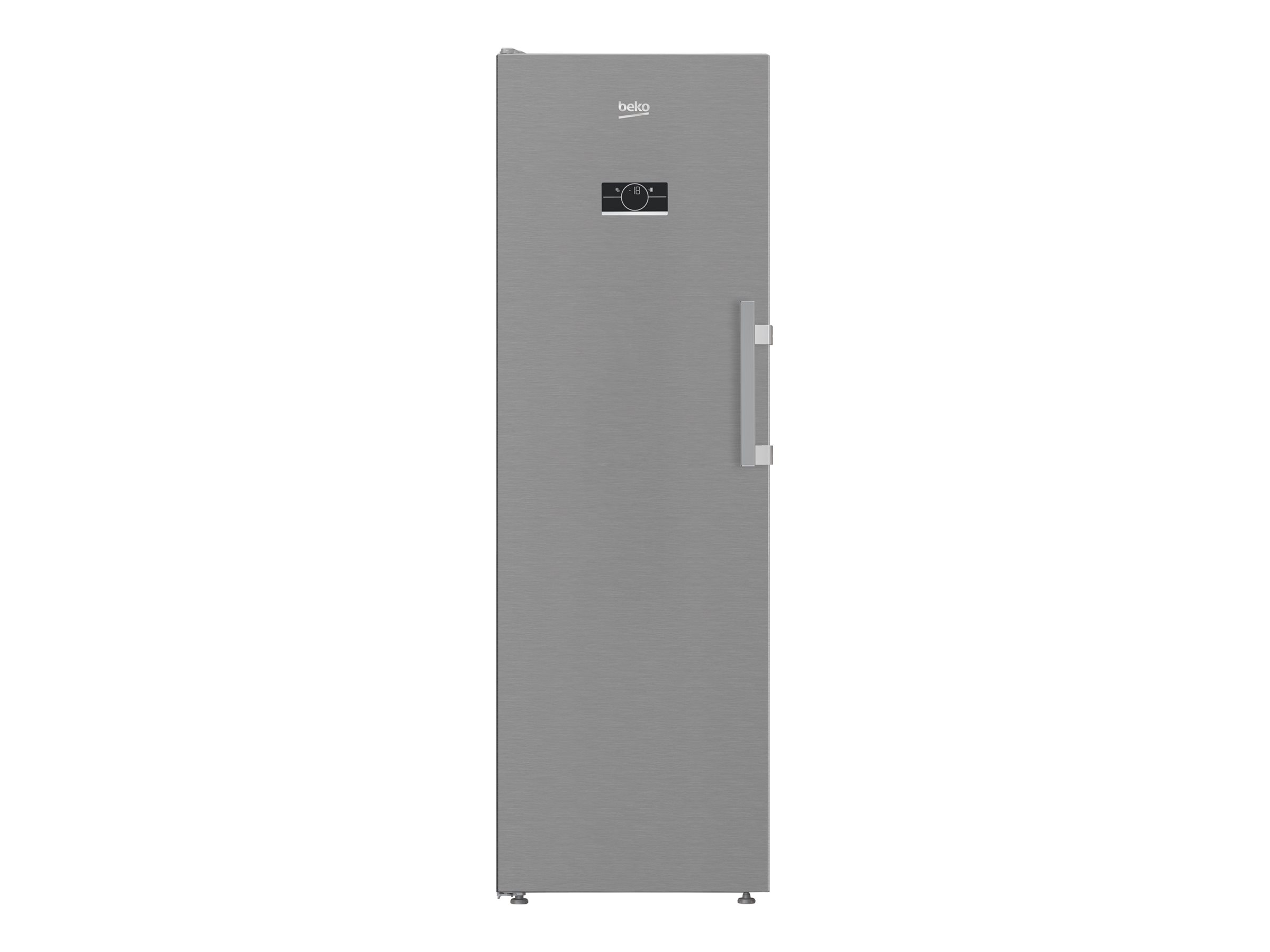 BEKO Freezer - B5RMFNE314X - Energy efficiency class E - Upright - Free standing - Height 186.5 cm - Total net capacity 286 L - No Frost system - Grey