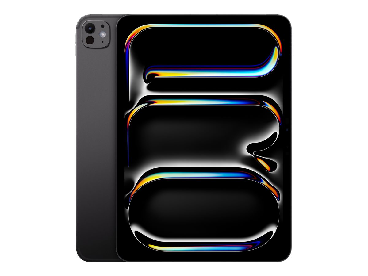 Apple - iPad Pro Wi-Fi + Cellular - 11 " - Space Black - OLED, Ultra Retina XDR - 2420 x 1668 pixels - Apple M5 - 12 GB - 512 GB - 3G - 4G - 5G - Wi-Fi - Front camera - 12 MP - Rear camera - 12 MP - Bluetooth - 6 - iPadOS - USB-C charging cable