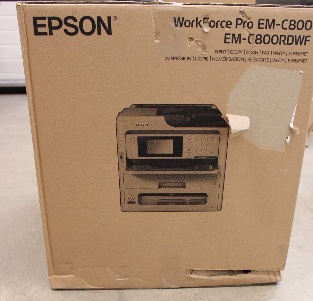 SALE OUT. Epson WorkForce Pro EM-C800RDWF - SALE OUT. Epson - WorkForce Pro EM-C800RDWF - Inkjet - Colour - 4-in-1 - A4 - Wi-Fi - DAMAGED PACKAGING