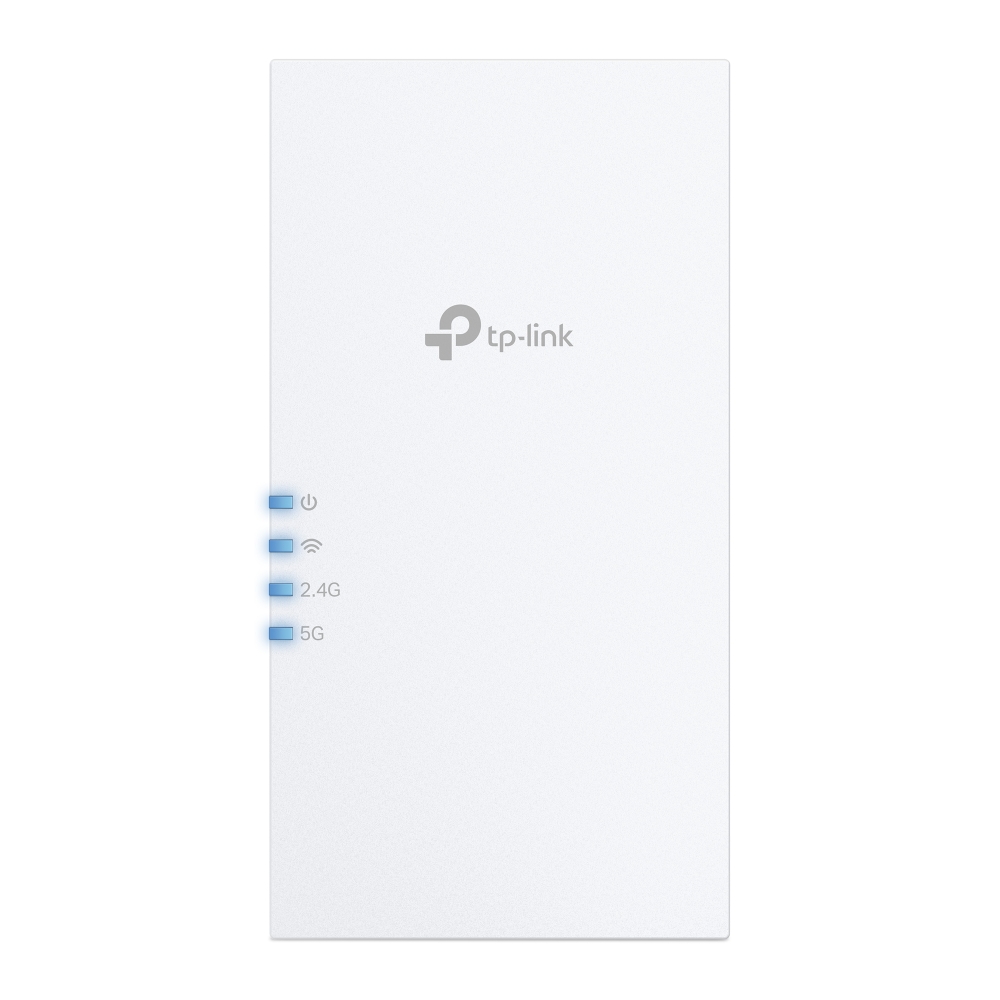 TP-LINK BE3600 Dual-Band Wi-Fi 7 Range Extender - RE220BE - 802.11ax - 1000 Mbit/s - Ethernet LAN (RJ-45) ports 1 - MU-MiMO No - no PoE - Antenna type 2x External