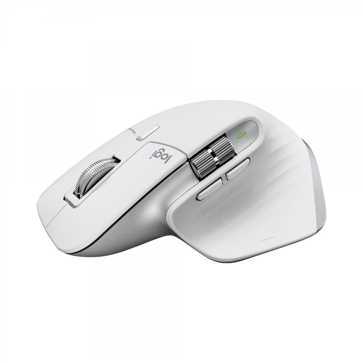 Logitech Mouse - MX MASTER 3S - Wireless - Bluetooth, 2.4GHz - Pale Gray