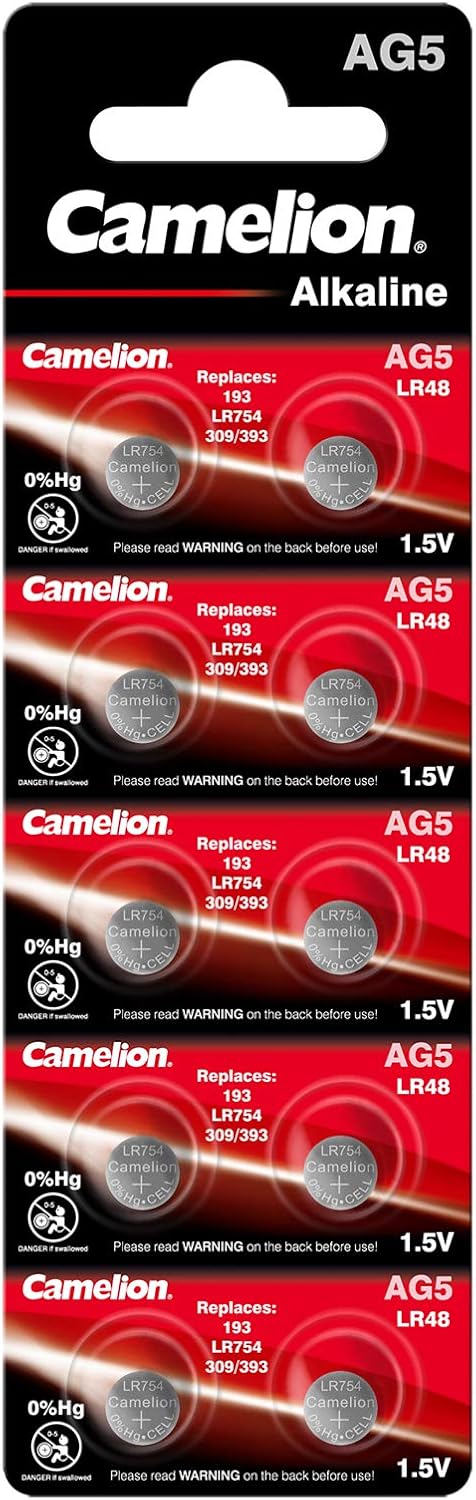 Camelion AG5/LR754/393/193 - Alkaline - 10 pc(s)