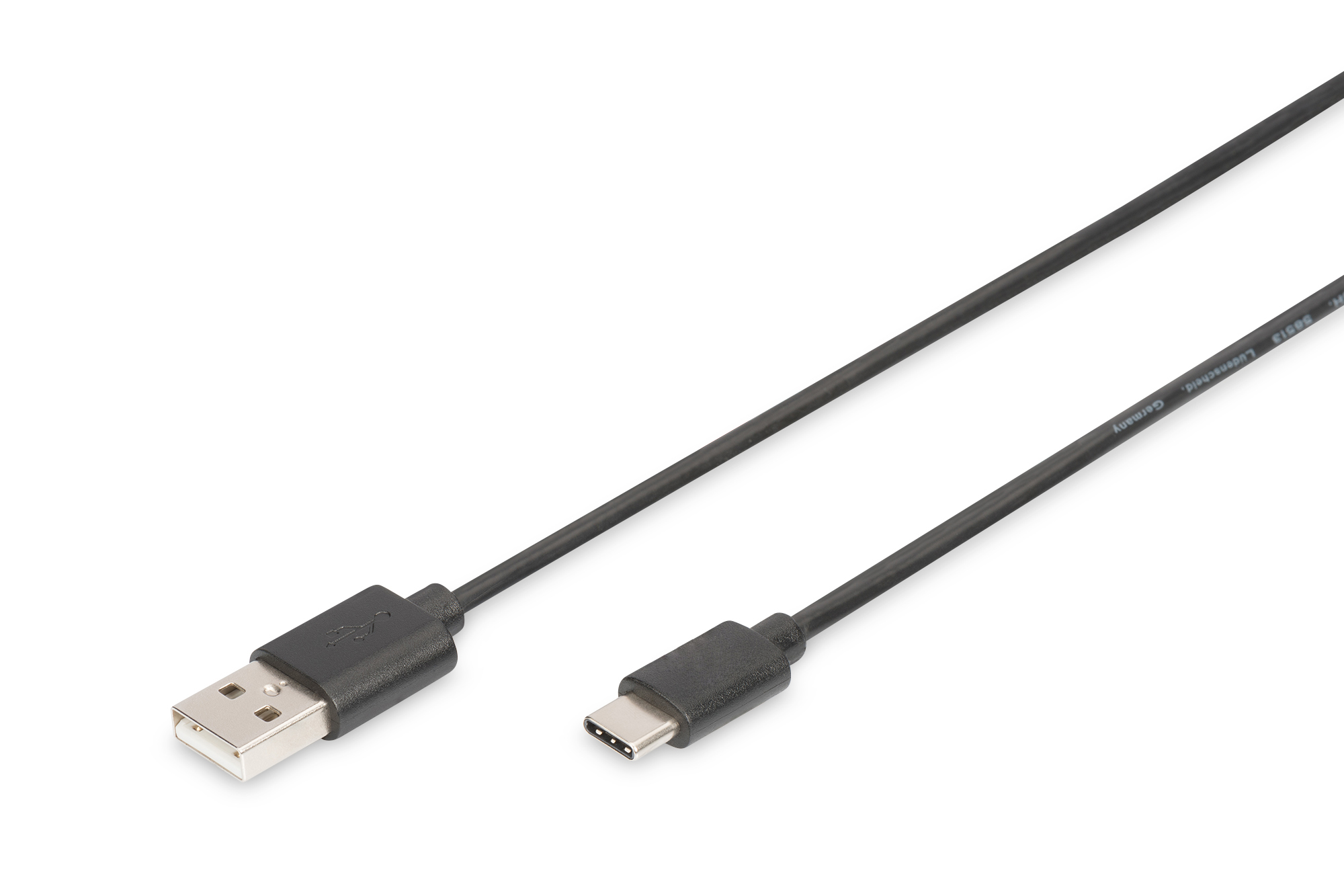 Digitus - USB Type-C connection cable, type USB-A - USB-C - AK-300154-010-S