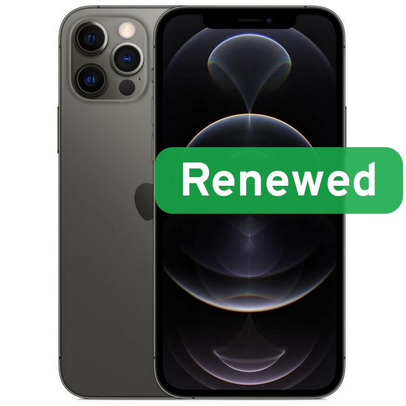 Apple Renewed Grade B - Apple iPhone 12 Pro Max - Black - 6.7 " - Super Retina XDR OLED - 128 GB - 5G - iOS