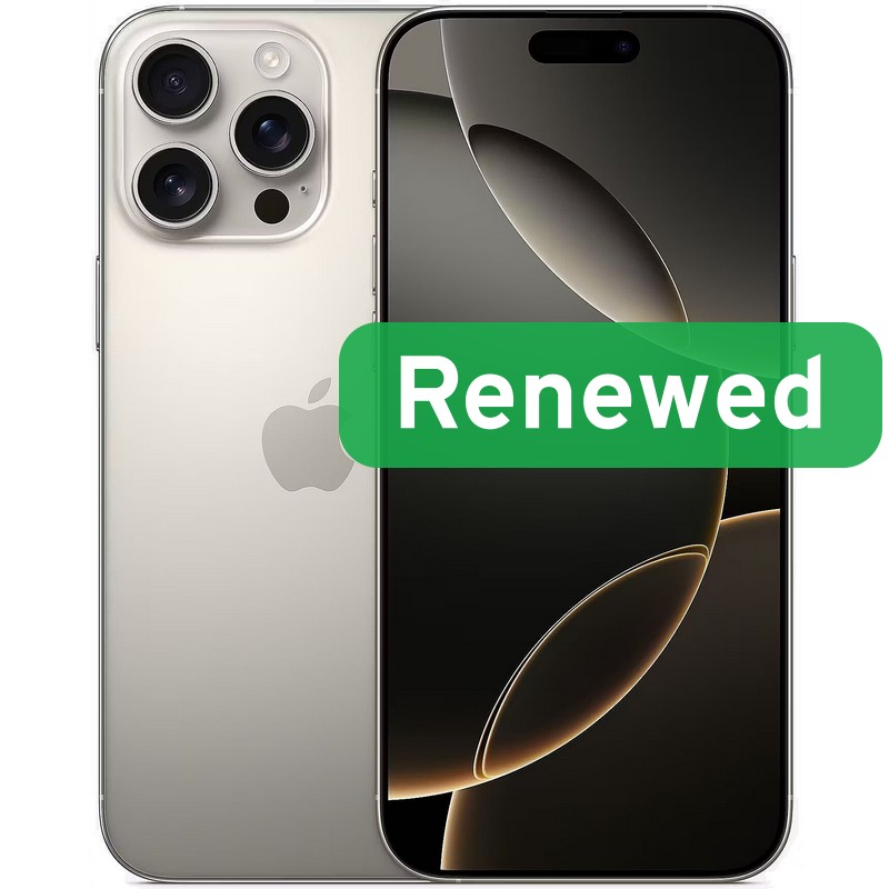 Apple Renewed Grade C - Apple iPhone 16 Pro - Natural Titanium - 6.3 " - OLED - 256 GB - 5G - iOS