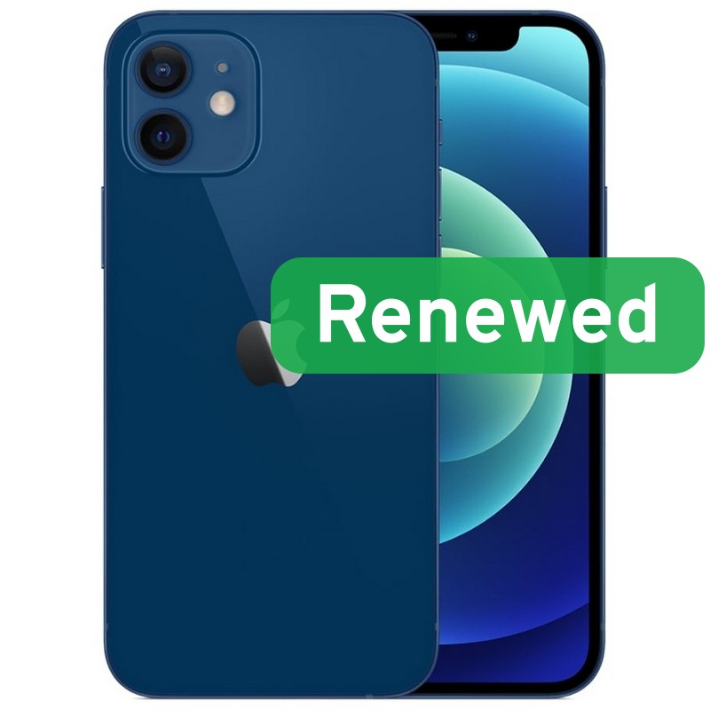 Apple Renewed Grade B - Apple iPhone 12 - Blue - 6.1 " - Super Retina XDR OLED - 64 GB - 5G - iOS