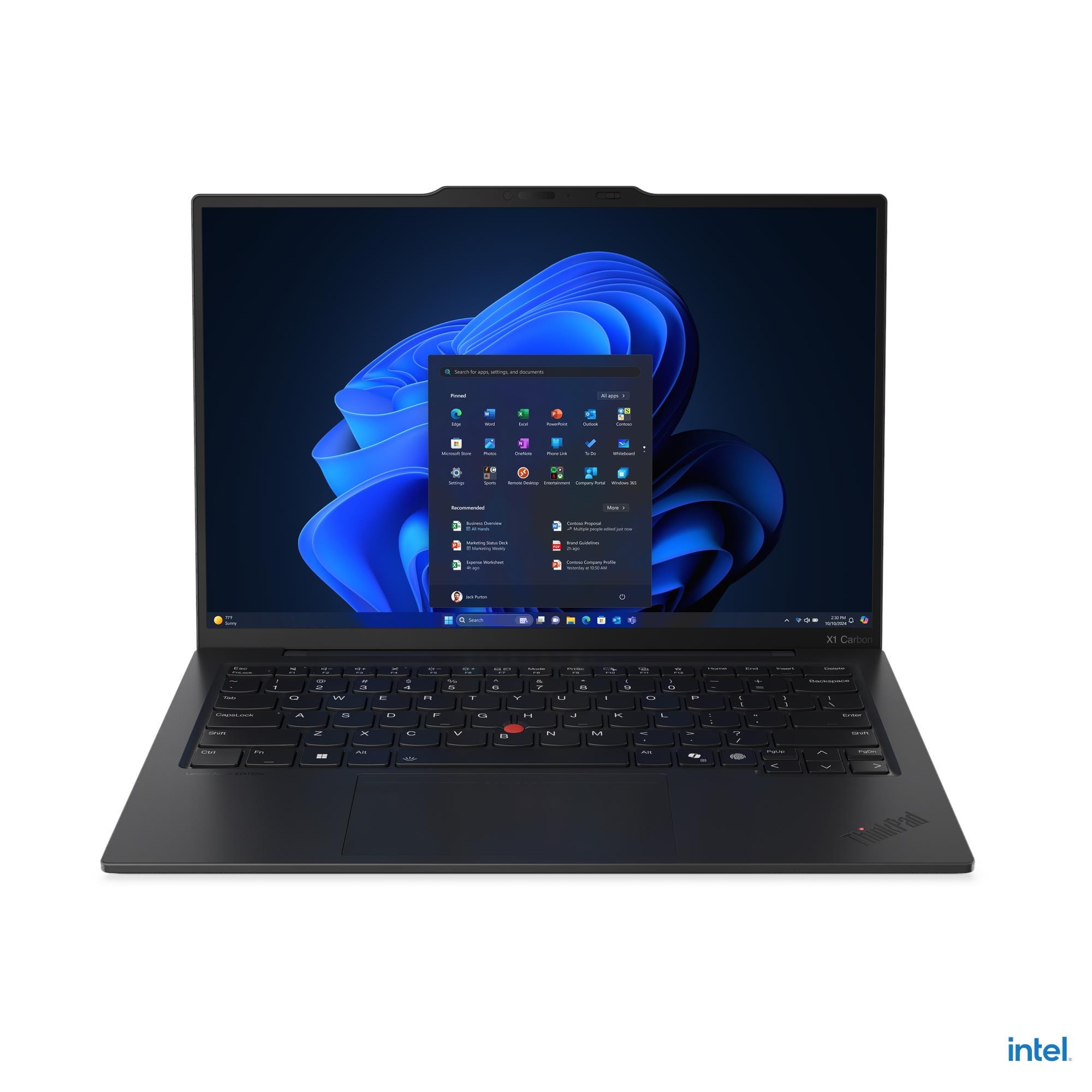 Lenovo ThinkPad X1 Carbon G13 Intel - Black - 14 " - IPS - WUXGA - 1920 x 1200 pixels - Anti-glare - Intel Core Ultra 7 - 258V - 32 GB - Soldered LPDDR5x - Solid-state drive capacity 512 GB - Intel Arc Graphics 140V - Windows 11 Pro - 802.11be - Bluetooth