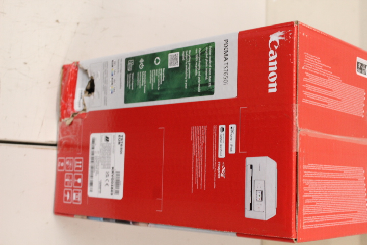 SALE OUT. Canon IJ MFP PIXMA TS7650i - SALE OUT. Canon Multifunctional printer - PIXMA TS7650i - Inkjet - Colour - A4 - Wi-Fi - White - DAMAGED PACKAGING, MARKS ON PRINTER SIDE