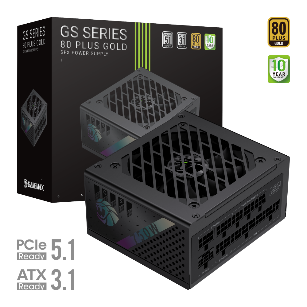 Gamemax PSU - GS 750G - 750 W - SFX - Full Modular