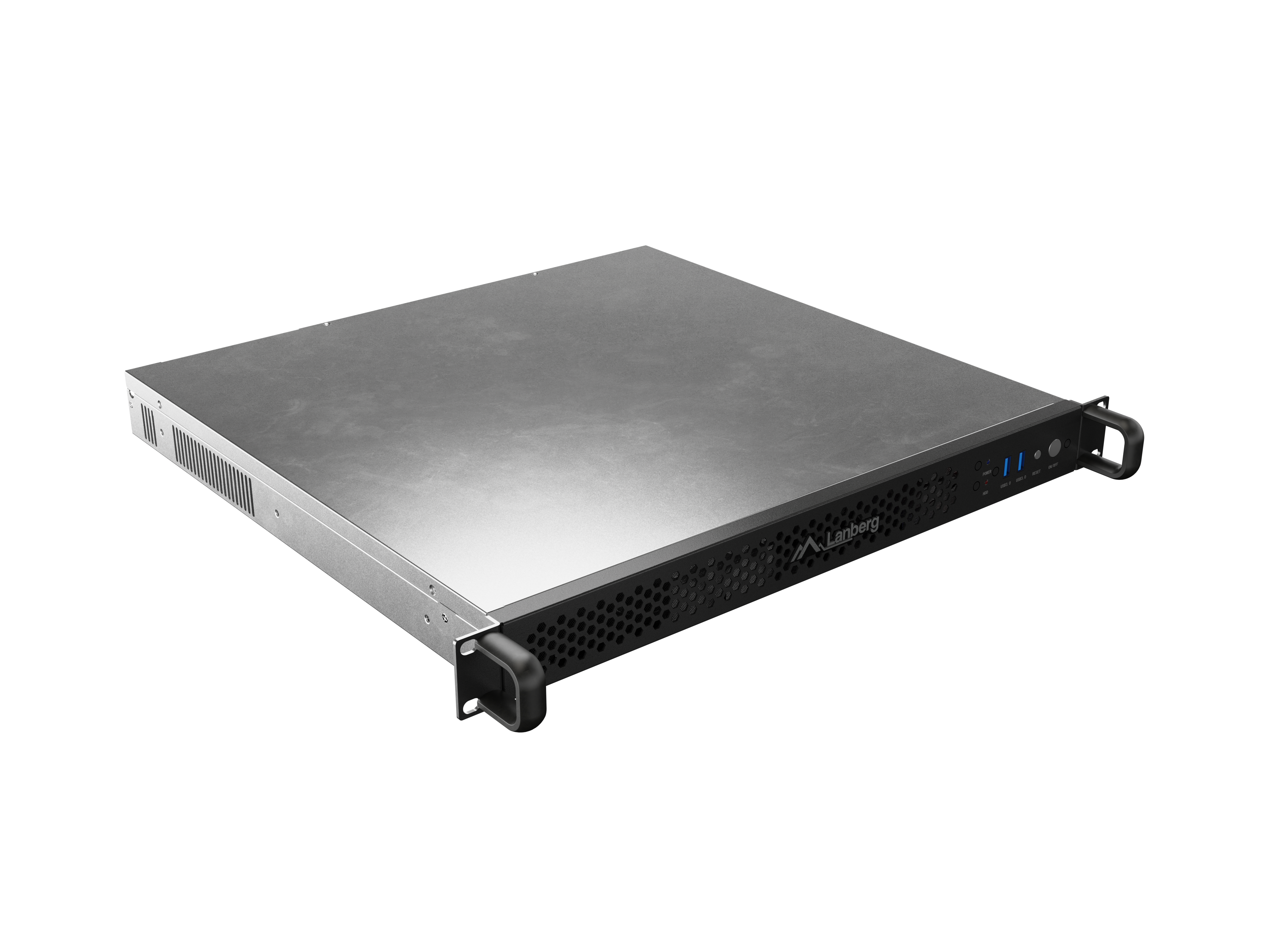 Lanberg Rackmount server chassis ATX 420/10 19"/1U - SC01-4201-10B - Black