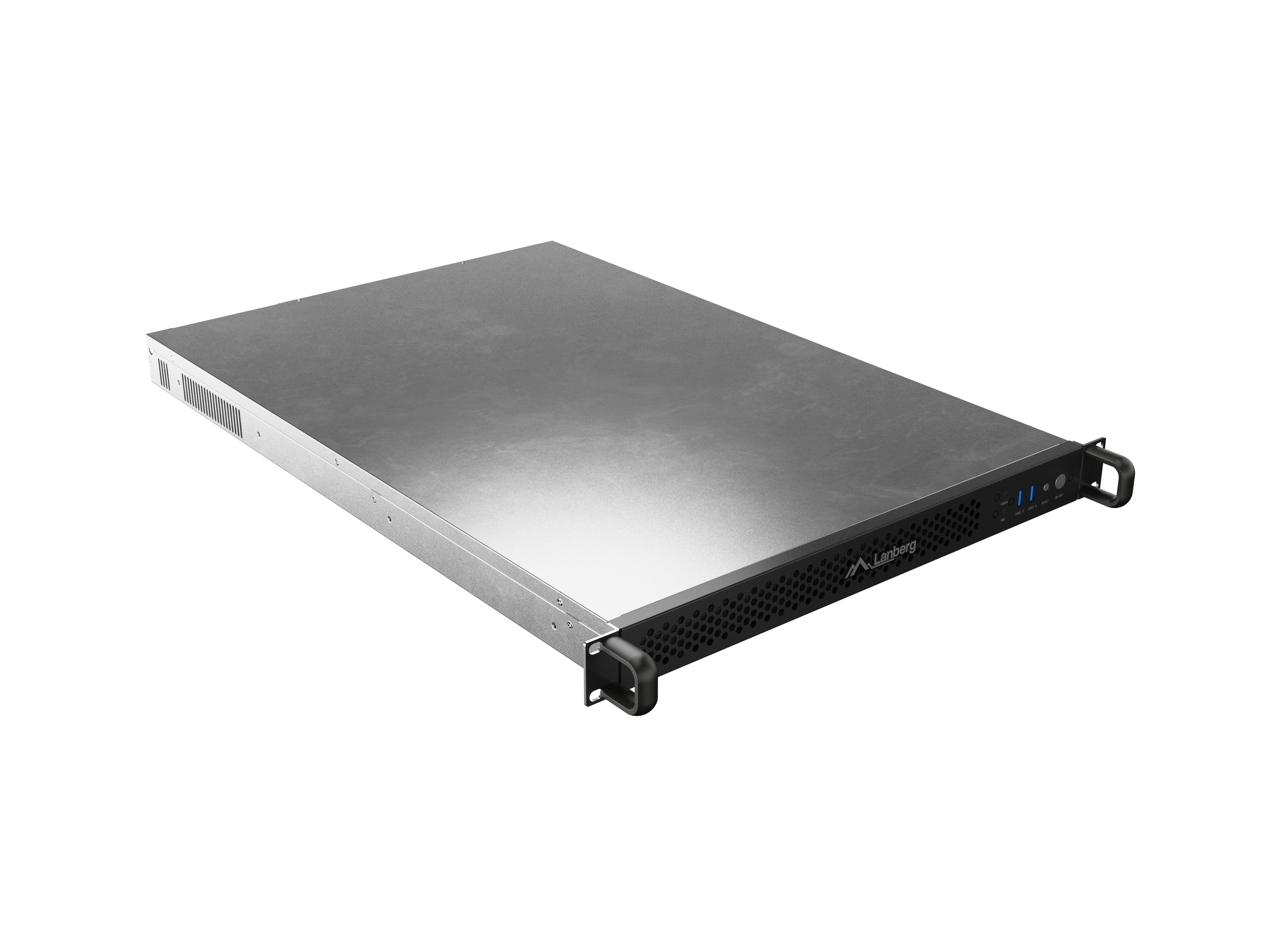 Lanberg Rackmount server chassis E-ATX 650/12 19"/1U - SC01-6501-12B - Black