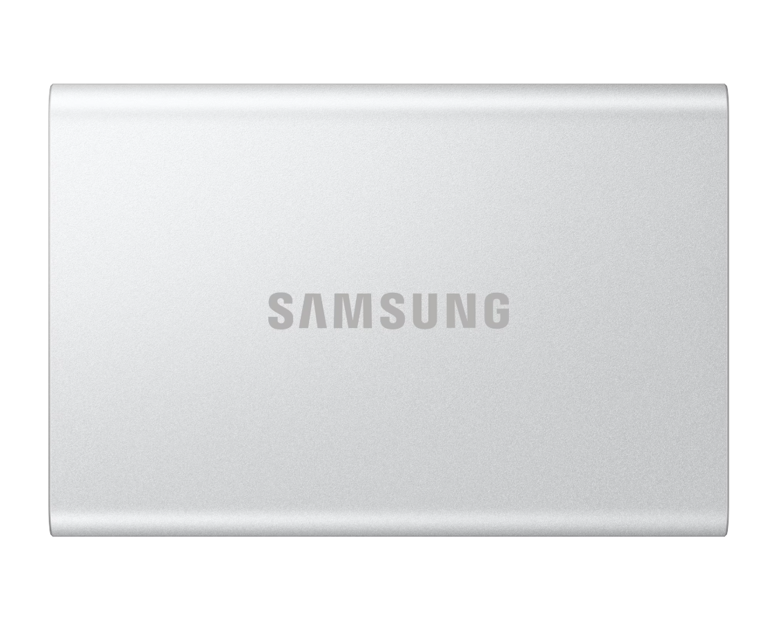 Samsung SSD - T7 Resurrected - 1000 GB - USB 3.2 Gen 2 (10 Gbps) - Silver