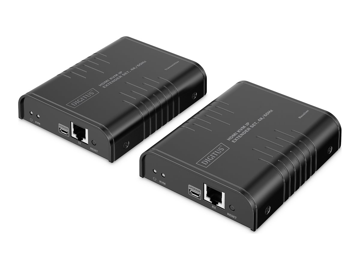 Digitus - HDMI KVM IP Extender Set, 4K/60Hz - DS-55355