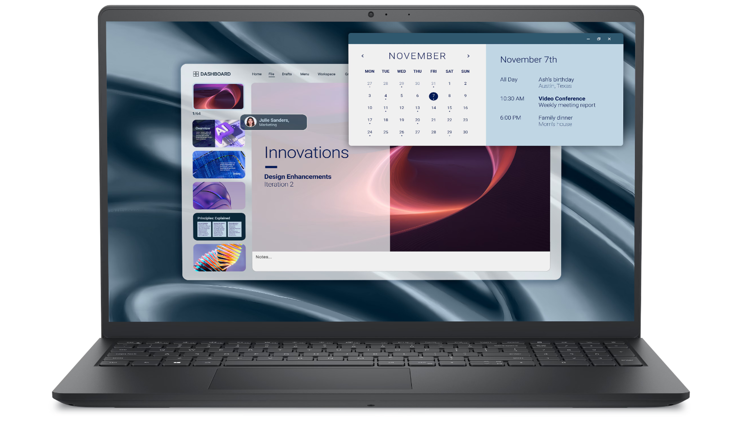 Dell Pro 15 Essential PV15255 - Carbon Black - 15.6 " - WVA - FHD - 1920 x 1080 pixels - Anti-glare - AMD Ryzen 5 - 7520U - 16 GB - LPDDR5 - Solid-state drive capacity 512 GB - AMD Radeon 610M - Windows 11 Pro - 802.11ac - Keyboard language English - Warr