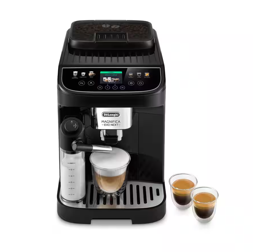 Delonghi Coffee maker - Magnifica Evo - Pump pressure 15 bar - Built-in milk frother - Automatic - 1450 W - Black