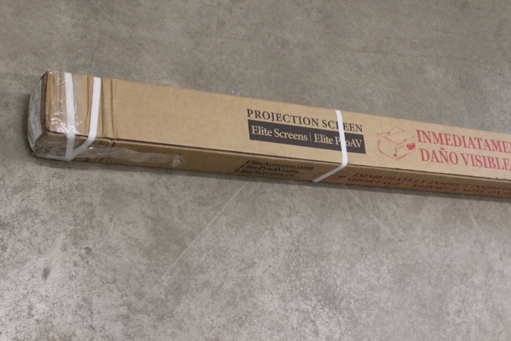 SALE OUT. Elite Screens Manual Series - M100UWH - Diagonal 100 " - 16:9 - Viewable screen width (W) 221 cm - Black - DAMAGED PACKAGING