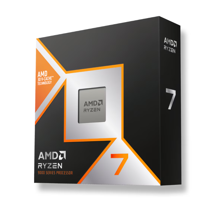 AMD Ryzen 7 9850X3D - AM5 - Processor threads 16 - AMD - Processor cores 8