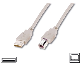 Logilink - USB 2.0 connection cable - USB-A to USB-B USB A male - USB B male