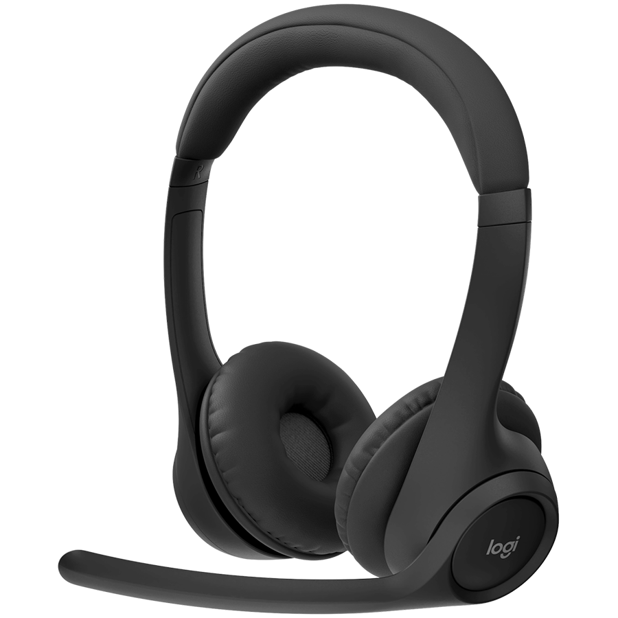 LOGITECH HEADSET - Zone 305 - MIDNIGHT BLACK - 2.4GHZ/BT - EMEA28-935 - BUNDLE, TEAMS
