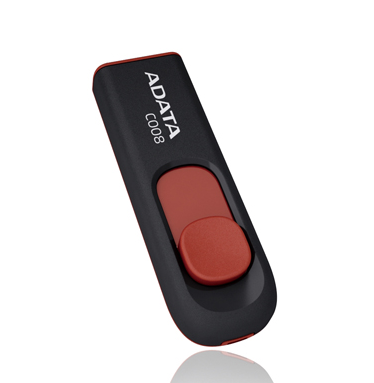 ADATA - C008 - 32 GB - USB 2.0 - Black/Red
