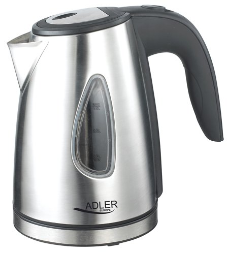 Adler - Kettle - AD 1203 - Standard - 1630 W - 1 L - Stainless steel - 360° rotational base