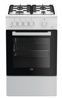 BEKO Gas Cooker FSG52020FW, Width 50 cm, White