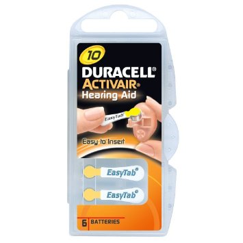 Duracell - A10/DA10/ZL10 - Zinc air cells - 6 pc(s)