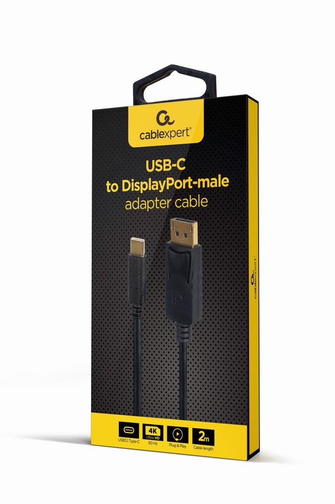 CABLE USB-C TO DP 2M/A-CM-DPM-01 GEMBIRD