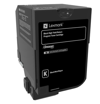 Lexmark 20K Black Return Program Toner Cartridge (CS720, CS725) - Lexmark Black