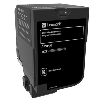 Lexmark 25K Black Return Program Toner Cartridge (CX725) - Lexmark Black