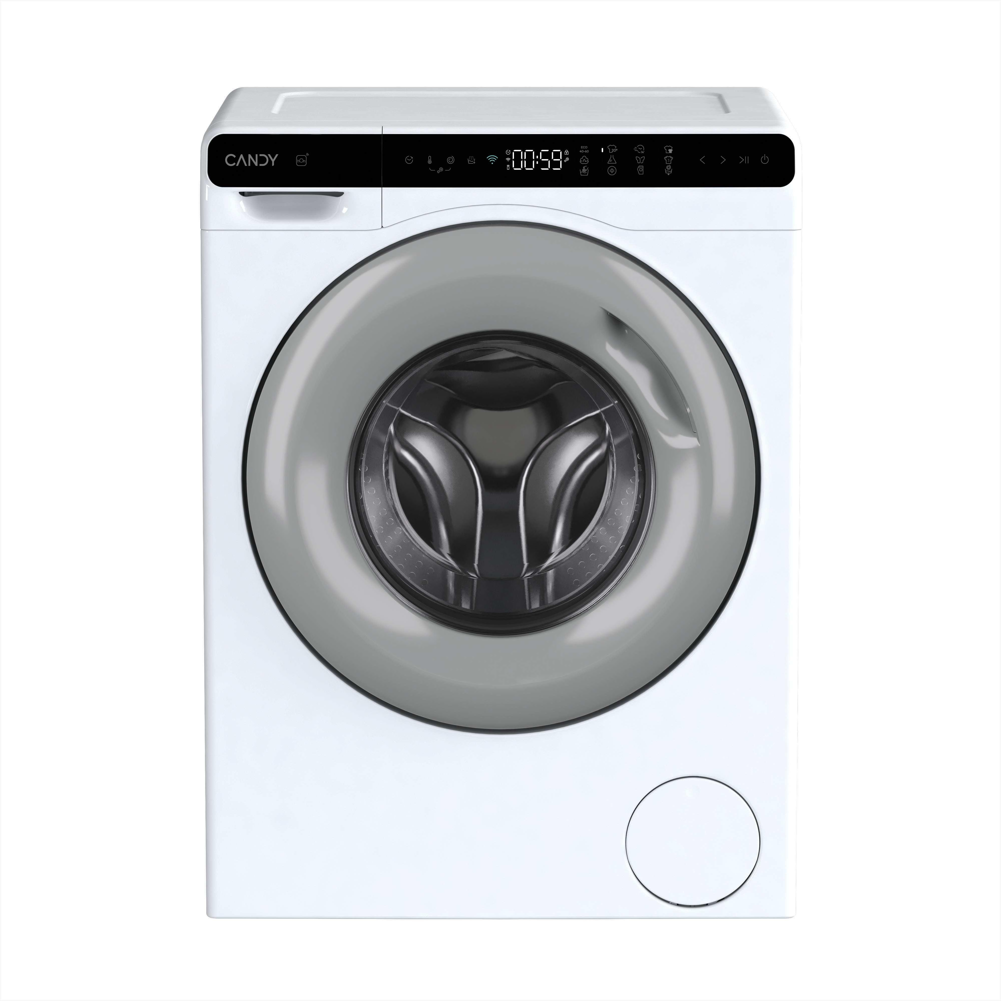 Candy CW50-BP12307GU-S Washing Machine, A, Front loading, Depth 42 cm, 5 kg, White - Candy